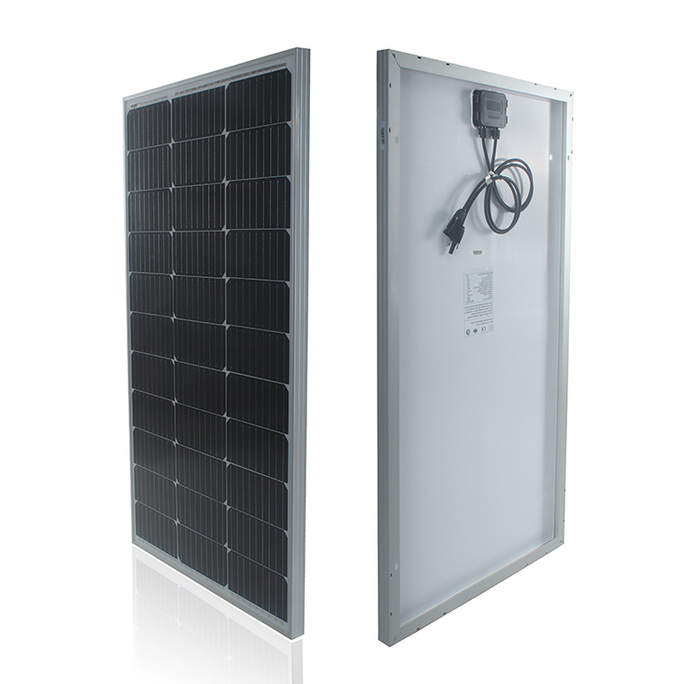 100W solcellepanel