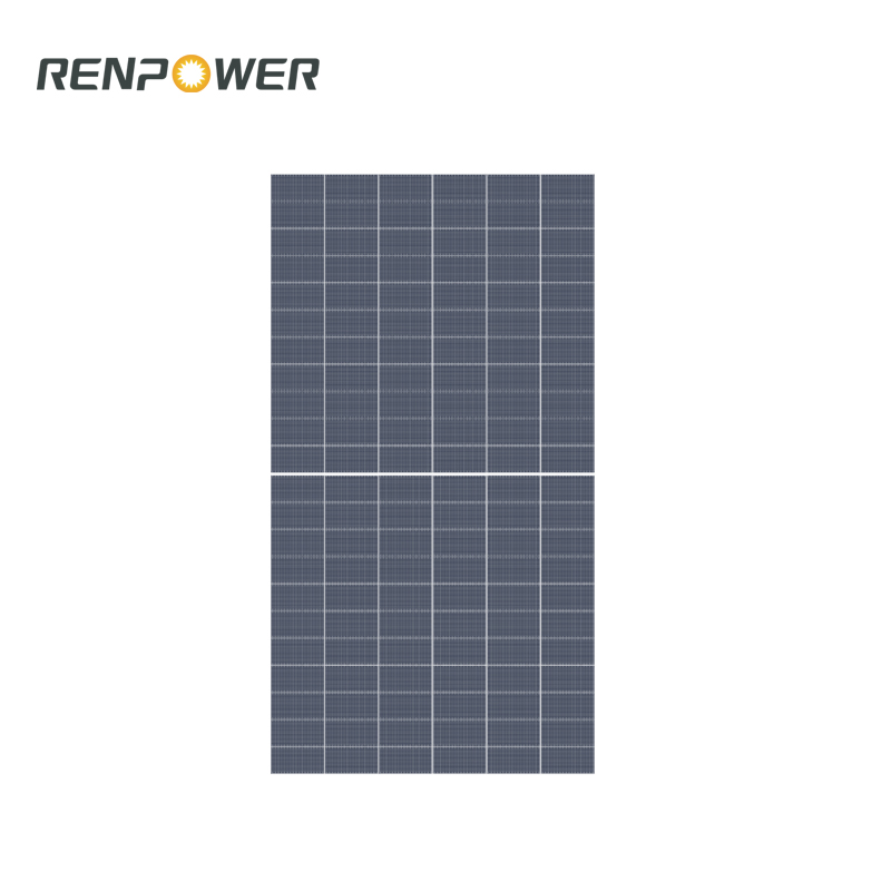 700W Bifacial dural dobbelt glass solcellemodul